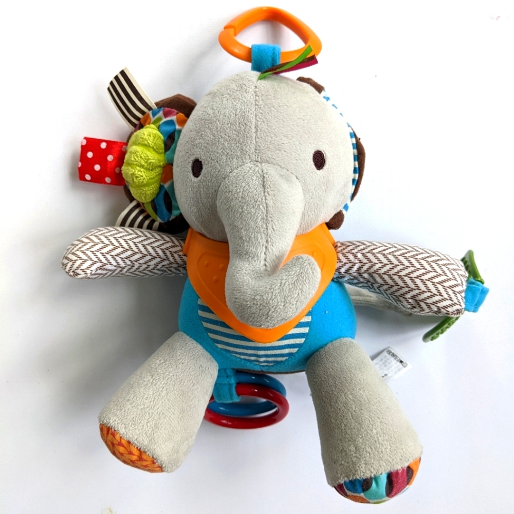 Skip Hop Bandana Buddies Baby Activity and Teething Toy Elephant
